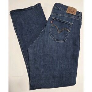 Levi's Womens Classic Boot Size 12 Jeans Medium Wash